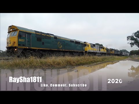 7762V - 8037-GML10-864-8044-872 (Grain) Murgheboluc - Australian Trains by Raysha1811