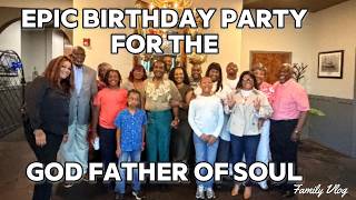 My Uncle’s EPIC 75th Birthday Party🎉✨ | 75 Years Young & Still Dancing Like James Brown 🕺🏾