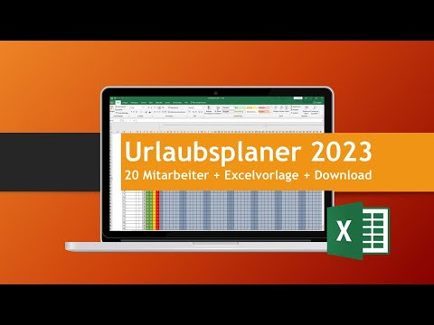 Urlaubsplaner mit Excel erstellen