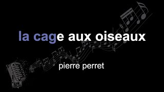 pierre perret | la cage aux oiseaux | lyrics | paroles | letra |