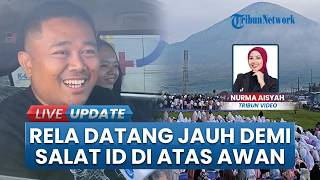 Berburu Shaf Depan Salat Id di Dieng, Pemudik Rela Datang dari Bekasi demi Ibadah di Atas Awan