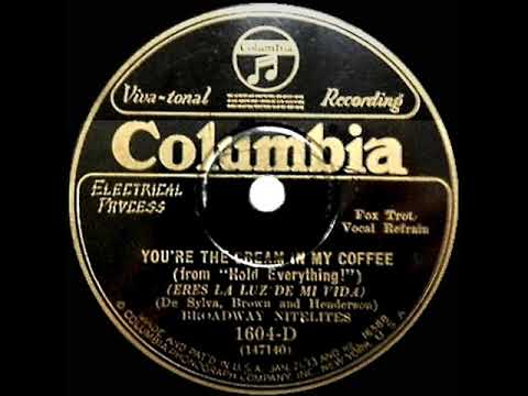 1929 HITS ARCHIVE: You’re The Cream In My Coffee - Ben Selvin (Jack Parker, vocal)