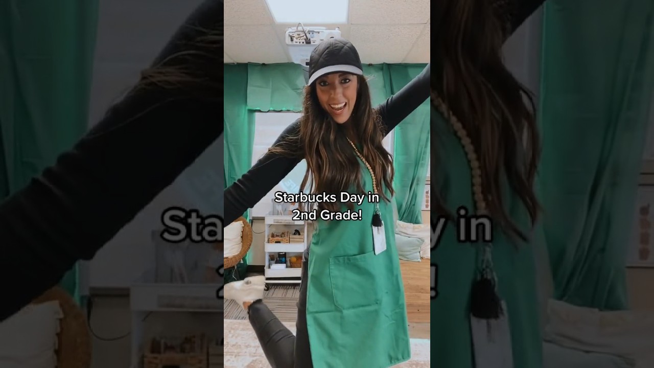 Learning Cafe Starbucks Themed Day Classroom Transformation