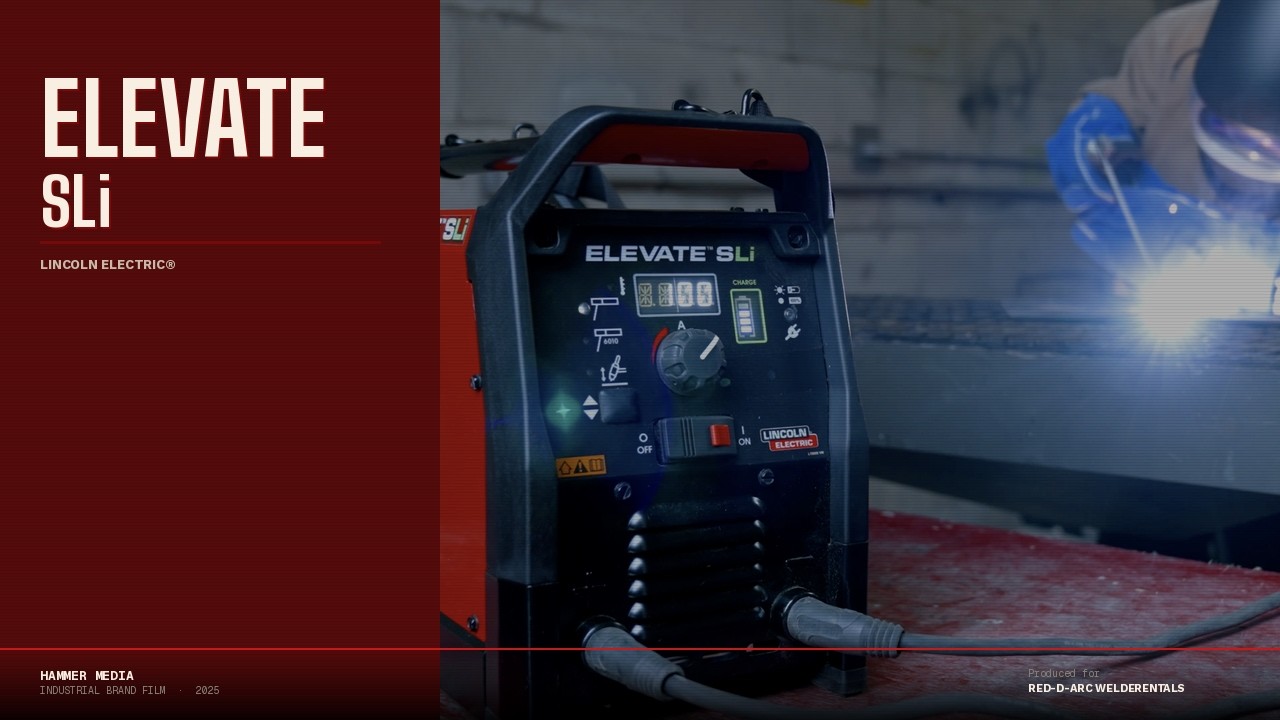 Red-D-Arc industrial brand film — on-location production by Hammer Media, Ontario