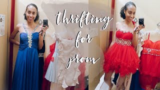 Thrifting a Prom Dress Vlog