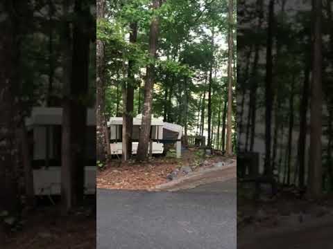 Nice pad and deck with fire ring