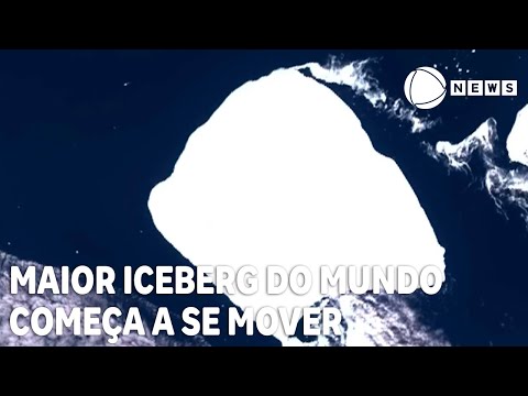 Maior iceberg do mundo começa a se mover após 30 anos