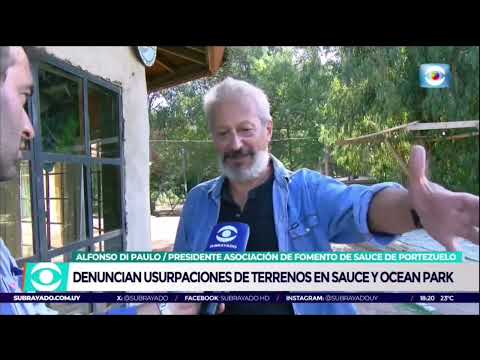 Usurpaciones de terrenos en Sauce de Portezuelo en Mañdo 