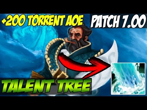 Patch 7.00: +200 Torrent AoE - Kunkka - Talent Tree - Dota 2