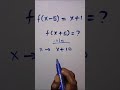 F X 5 X 1 F X 5 Maths