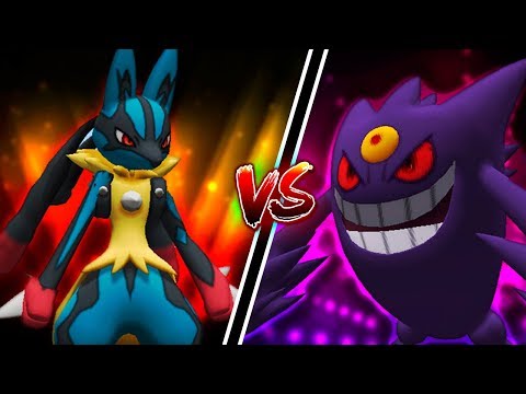 Minecraft: DISPUTA PIXELMON - MEGA LUCARIO vs MEGA GENGAR