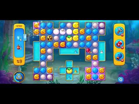 Fishdom level 9799 no boosters フィッシュダム ノーマル