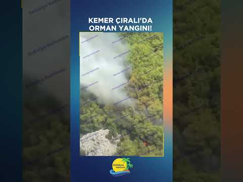Kemer Çıralı'da orman yangını! Havadan ve karadan müdahale ediliyor