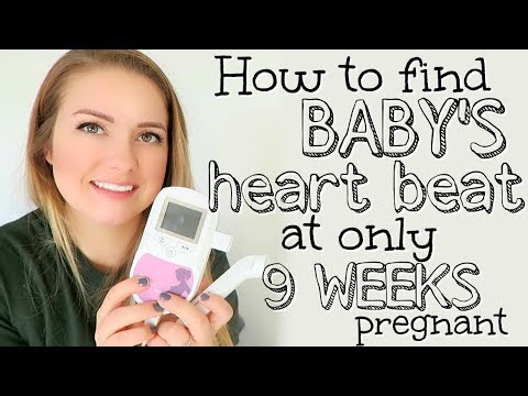 HOW TO FIND BABY'S HEART BEAT AT 9 WEEKS PREGNANT