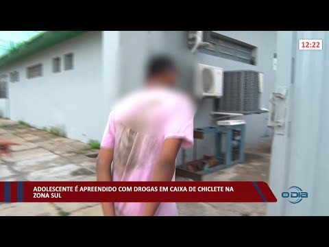 Adolescente é apreendido com drogas em caixa de chiclete na zona sul 01 03 2022
