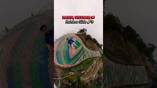 HANOI Vietnam: Rainbow slide! 🇻🇳 WILL YOU TRY THIS?  #hanoi …