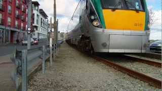 preview picture of video '22000 class DMU passing through Wexford, Ireland'
