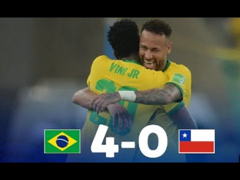 Brasil 4-0 Chile | brazil vs chile highlights