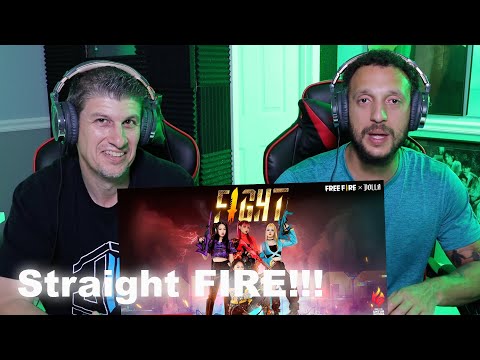 Free Fire X @DOLLA - FIGHT (Official Music Video) REACTION!!!
