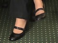 Bank Clerk S Nylon Feet Tickling