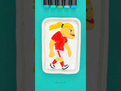 Haaland Country Color Mixing Art ✨ #shorts #fifa #haaland