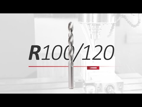 Dormer R100/120 - Solid Carbide Drills for General Drilling Operations