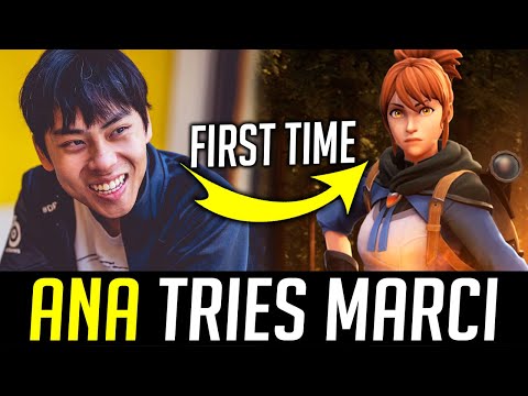 Even GOD struggle sometimes - Ana first time using MARCI DOTA 2