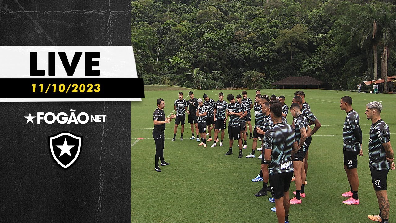 LIVE | Após folga, Botafogo se reapresenta e inicia preparação para jogo com América-MG
