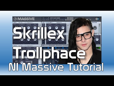 Skrillex Trollphace, Massive Synth tutorial, Creating Tracks