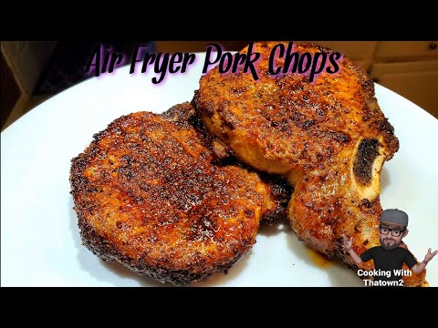 Pork Chops | Air Fryer | Sweet and Spicy | Keto | Cooking With Thatown2