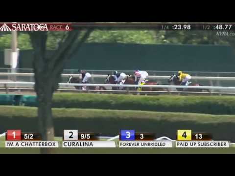 Cavorting by Bernardini wins the G1 Personal Ensign Stakes at Saratoga