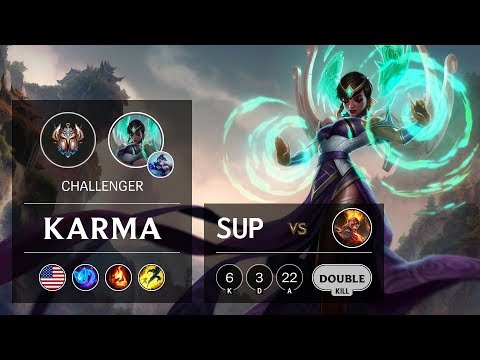 Karma Support vs Brand - NA Challenger Patch 9.15