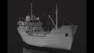 Motor Tanker / Coster Shell Welder 3D Design