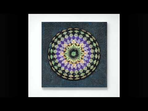 Michael Freitas Wood "Lost In Palisades" 2023 Mandala Paintings