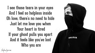 Tired - Alan Walker ft. Gavin James (Lyrics)