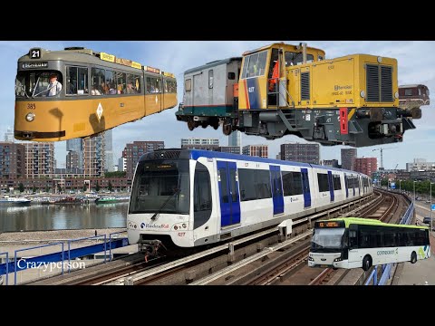 Trein Metro Bus Tram Rotterdam Haven en meer | OV en Transport 2025