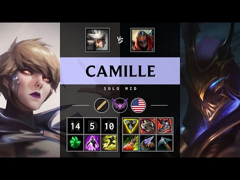 Camille Mid vs Zed - NA Master Patch 25.09