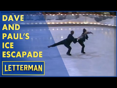 Dave And Paul Go Ice Skating | Letterman