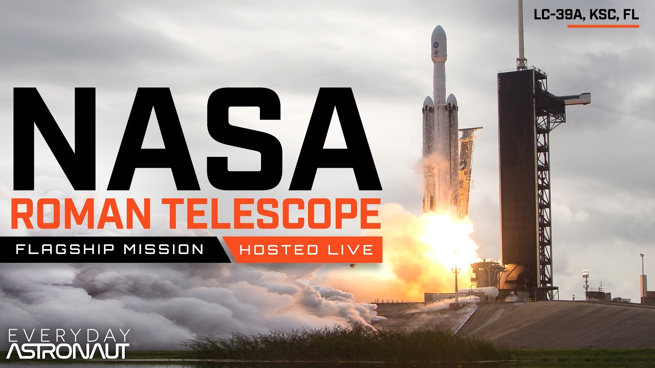 Watch SpaceX launch NASA's flagship Nancy Grace Roman Space Telescope on a Falcon Heavy!