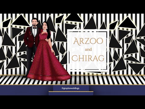 Trending WhatsApp Wedding Invitation | Bespoke Caricature Invitation Design | Digital Wedding Invite