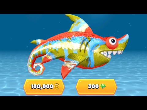 Hungry Shark Evolution | New Sharkeleon Unlocked | Game Play