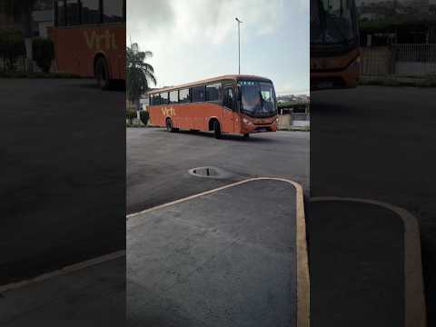 Ônibus da Empresa Viação Rio Tinto saindo do Terminal Rodoviário Estadual de Guarabira pb