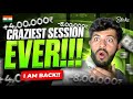 I AM BACK WITH THE CRAZIEST SESSION EVER ON STAKE HINDI INDIA