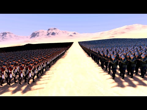 20k Red Coats vs 20k German Soldiers - Ultimate Epic Battle Simulator UEBS