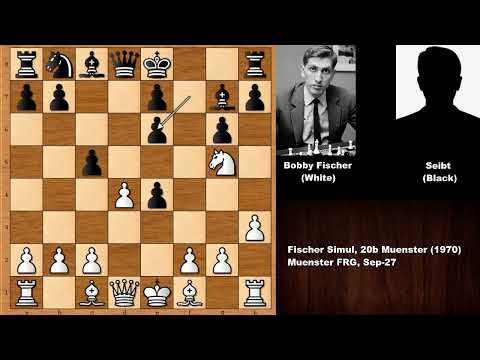 Great Example of the Power of the Two Bishops: Bobby Fischer vs Seibt (1970)