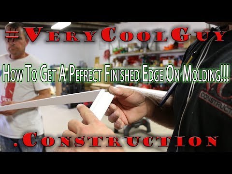 Molding Return Edge - How To Dead End Moulding