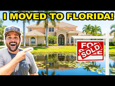 I MOVED TO FLORIDA!!! Full Property Tour - (Backyard Pond, Farm, Canals, Pool, and MORE)