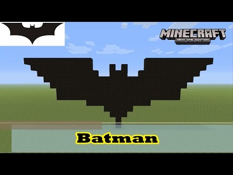 Unbelievable Minecraft Batman Logo Tutorial!