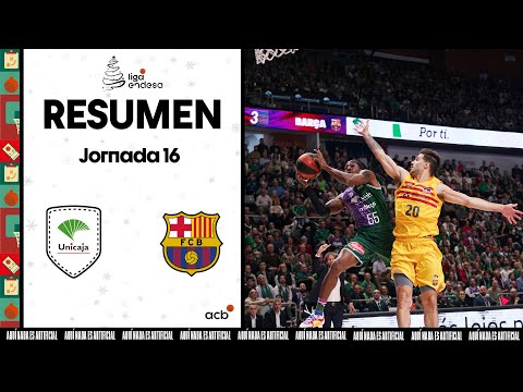 Resumen Unicaja 91 - Barça 71 (J16)