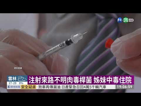注射來路不明肉毒桿菌 姊妹中毒住院